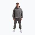 Férfi pulóver BOXRAW East Street Hoodie distressed grey 2
