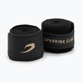 Boxkesztyű kötések BOXRAW Sparring Club Hand Wraps 450 cm black