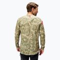 Férfi Endura Grid Floral Ltd kerékpáros hosszú ujjú tweed zöld 3
