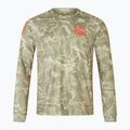 Férfi Endura Grid Floral Ltd kerékpáros hosszú ujjú tweed zöld 4