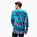 Férfi Endura Patchwork Ltd Nyomtatott barra kék kerékpározás hosszú ujjú 3