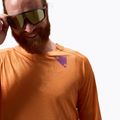 Férfi kerékpáros hosszú ujjú póló Endura Singletrack Print end orange 4