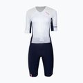 Női triatlon overál HUUB Anemoi 3 SUB22 white/navy/pink