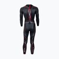 Férfi triatlonos úszóruha HUUB Aerious III 3:5 black/red 3