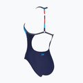 Női egyrészes fürdőruha Zoggs Pop Block T Back fehér / piros / kék / tengerészkék / navy 2
