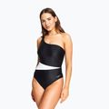 Női egyrészes fürdőruha Zoggs Lattice One Shoulder kék / fehér 8