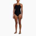 Női egyrészes fürdőruha Nike Solid Racerback fekete 2