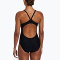 Női egyrészes fürdőruha Nike Solid Racerback fekete 3
