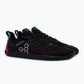 Női barefoot cipő Vivobarefoot Primus Lite Knit obsidian/ vibrant pink 3