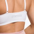 Gymshark Seamless Bralette magas nyakú fitnesz melltartó fehér 4