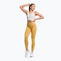 Női Gymshark Energy Seamless Crop Top krém fehér 2