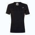 Női edző póló Gymshark Energy Seamless fekete 5
