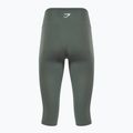 Női Gymshark Training Cropped obszidián / zöld leggings 2