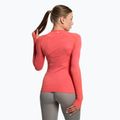 Női hosszú ujjú edzős top Gymshark Vital Seamless Top piros/narancs/fehér 3