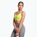 Gymshark Ruched Training Sports glitch sárga fitnesz melltartó