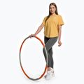 Női edző póló Gymshark GFX Legacy Tee sárga/fehér 2