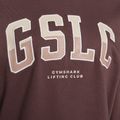 Női edzős pulóver Gymshark Gfx Gslc Oversized barna 7