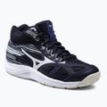 Mizuno Stealth Star Mid gyermek kézilabdacipő tengerészkék X1GC211502