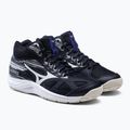 Mizuno Stealth Star Mid gyermek kézilabdacipő tengerészkék X1GC211502 5