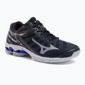 Férfi röplabda cipő Mizuno Wave Voltage tengerészkék V1GA216001