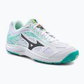 Női tenisz cipő Mizuno Break Shot 3 AC fehér és zöld 61GA212623