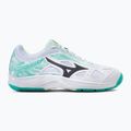 Női tenisz cipő Mizuno Break Shot 3 AC fehér és zöld 61GA212623 2