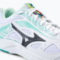 Női tenisz cipő Mizuno Break Shot 3 AC fehér és zöld 61GA212623 8