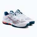 Férfi tenisz cipő Mizuno Wave Exceed Light CC fehér 61GC222030 5