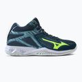 Férfi röplabda cipő Mizuno Thunder Blade 3 Mid kék V1GA217538 2
