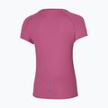 Női futópóló Mizuno Dryaeroflow Tee magenta haze Mizuno Dryaeroflow Tee magenta haze 2