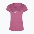 Női futópóló Mizuno Impusle Core RB Tee magenta haze Mizuno Impusle Core RB Tee magenta haze