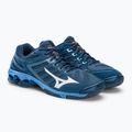 Férfi röplabda cipő Mizuno Wave Voltage tengerészkék V1GA216021 4