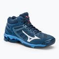 Férfi röplabda cipő Mizuno Wave Voltage Mid tengerészkék V1GA216521