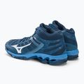 Férfi röplabda cipő Mizuno Wave Voltage Mid tengerészkék V1GA216521 4