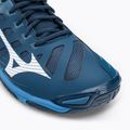 Férfi röplabda cipő Mizuno Wave Voltage Mid tengerészkék V1GA216521 9