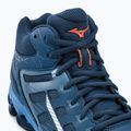 Férfi röplabda cipő Mizuno Wave Voltage Mid tengerészkék V1GA216521 13