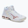 Női röplabda cipő Mizuno Wave Voltage Mid fehér V1GC216536