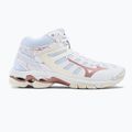 Női röplabda cipő Mizuno Wave Voltage Mid fehér V1GC216536 2