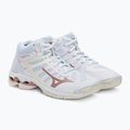 Női röplabda cipő Mizuno Wave Voltage Mid fehér V1GC216536 4