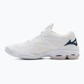 Férfi röplabda cipő Mizuno Wave Lightning Z7 festetlen fehér/holdfényes óceán/béke kék 3