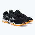 Férfi kézilabda cipő Mizuno Wave Phantom 3 fekete X1GA226044 4