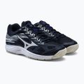 Mizuno Stealth Star C gyermek kézilabdacipő tengerészkék X1GC2107K02 5