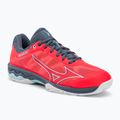 Női teniszcipő Mizuno Wave Exceed Light AC Fierry Coral 2/Fehér/Kínai kék 61GA221958