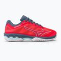 Női teniszcipő Mizuno Wave Exceed Light CC Fierry Coral 2/Fehér/Kínai kék 61GC222158 2