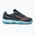 Gyermek teniszcipő Mizuno Exceed Star CC collegiate blue/soleil/tanager/turquoise 2