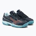 Gyermek teniszcipő Mizuno Exceed Star CC collegiate blue/soleil/tanager/turquoise 4