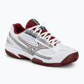 Női teniszcipő Mizuno Break Shot 4 CC white/cabernet/papyrus