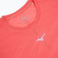 Női futópóló Mizuno Aero Tee sunkissed coral 3
