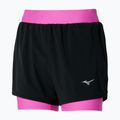 Női futónadrág Mizuno ER 4.5 2in1 black/pink