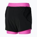 Női futónadrág Mizuno ER 4.5 2in1 black/pink 2